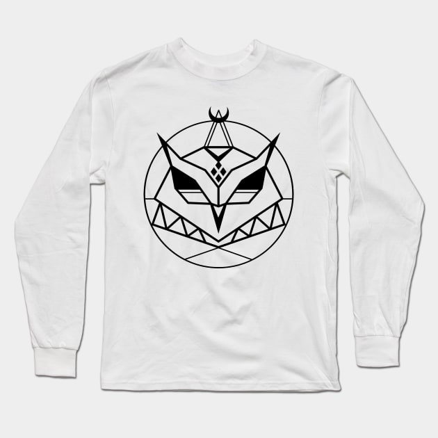 Abstract Graphic Owl Long Sleeve T-Shirt by KohorArt